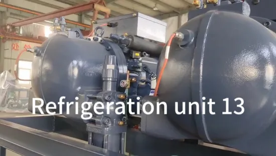 Equipamento de congelação rápido de condensação do armazenamento frio da refrigeração paralela da unidade