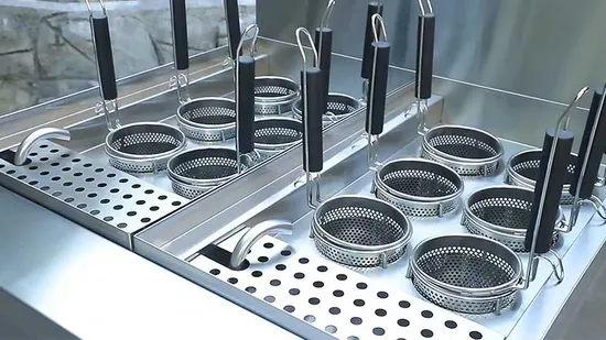 Máquina comercial de cozinhar massas a gás com 6 furos (WJRM16)